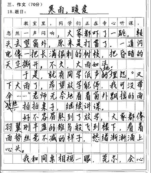 暖600字优秀作文