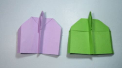 儿童手工折纸飞机