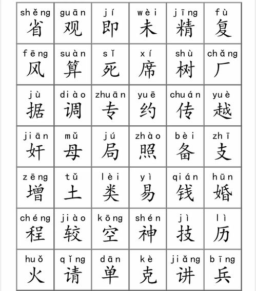 3000汉字识字表