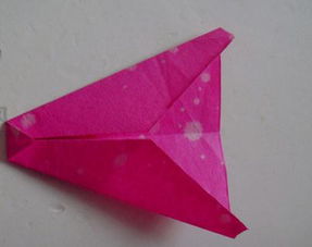 折纸飞机的过程30字