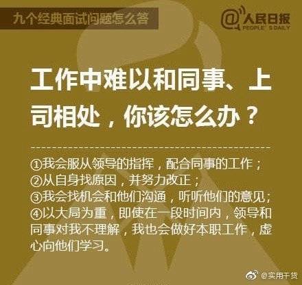 副职竞聘面试一些经典问题