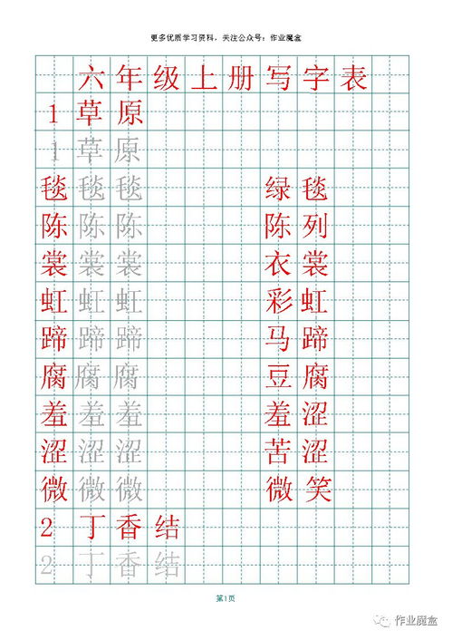 小学生练字最有效的方法