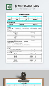 市场调研表格模板图