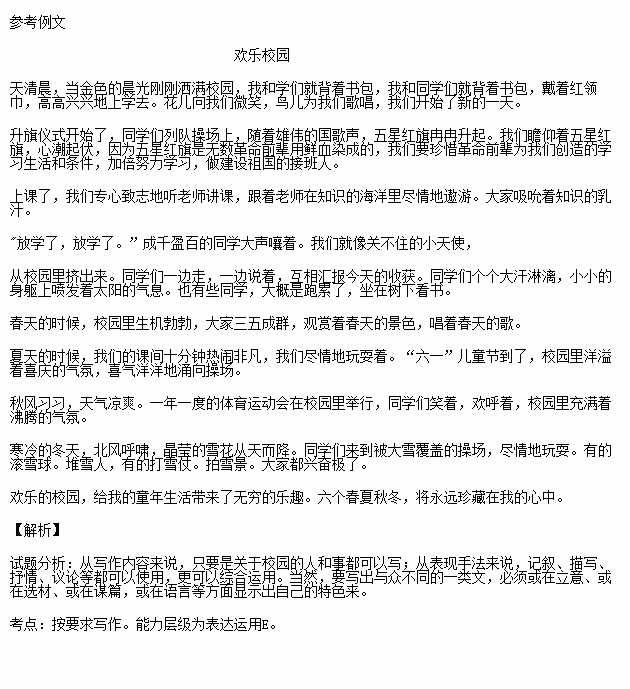 写人叙事作文500字左右初中