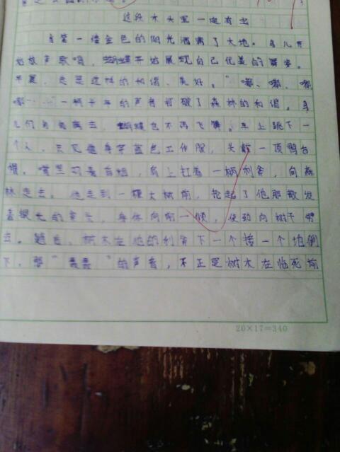 写给女朋友的小作文1000字