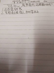 书信作文400字