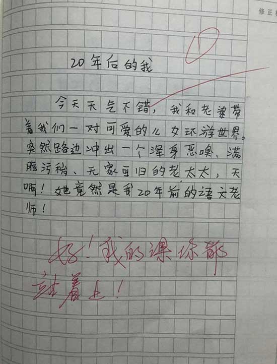 20年后的我作文