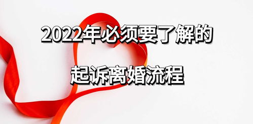 离婚流程2022年